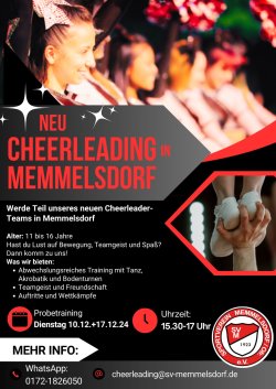 Neu beim SVM: Cheerleading