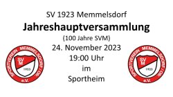 Jahreshauptversammlung 2023