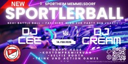 Sportlerball 2026 am 14. Februar und Faschingsparty am 15. Februar